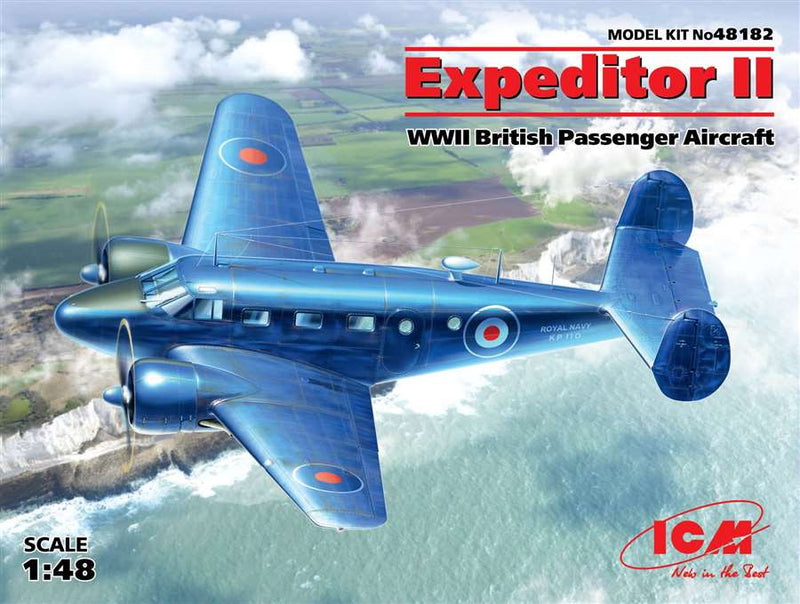 1/48 ICM Expeditor II, WWII British Passenger Aircraft