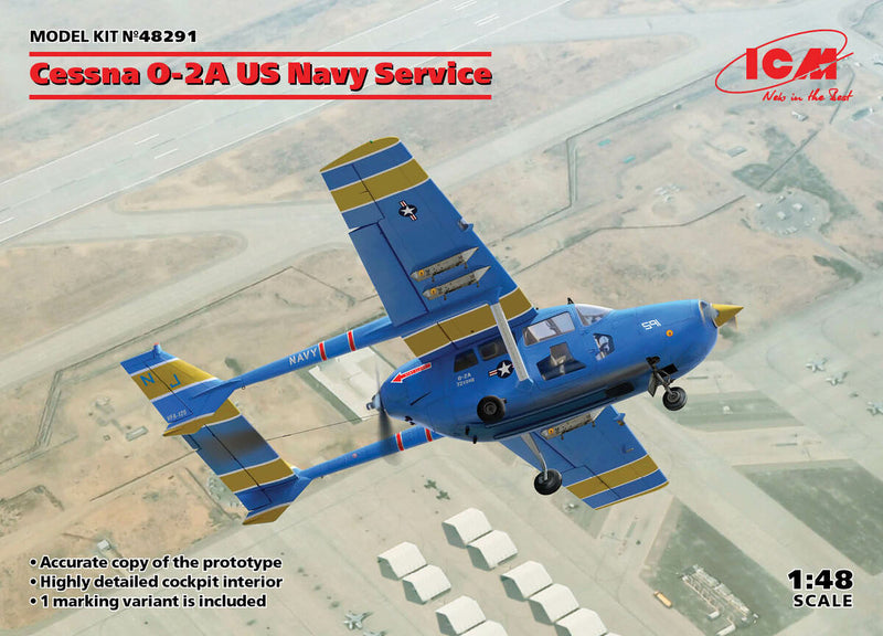 ICM 48291 1/48 Cessna O-2A Navy Service