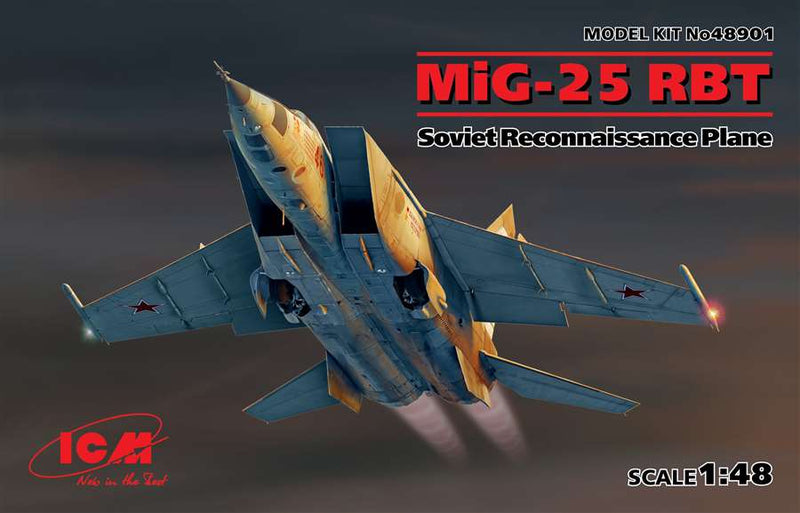 1/48 ICM MiG-25 RBT, Soviet Reconnaissance Plane