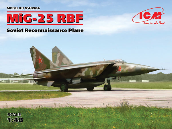 1/48 ICM 48904 MiG-25 RBF, Soviet Reconnaissance Plane