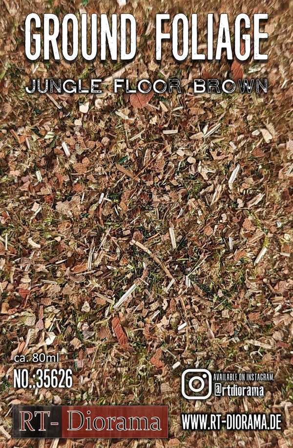 RT DIORAMA 35626 1/35 Ground Foliage: Jungle Floor Brown