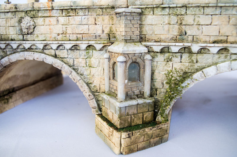 RT DIORAMA 35011 1/35 Large Stone arch bridge - Extension (Upgraded Ceramic Version)