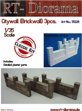 RT DIORAMA 35226 1/35 City Walls  (Upgraded Ceramic Version)