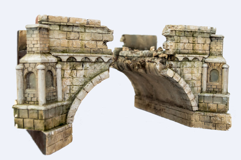 RT DIORAMA 35014 1/35 Destroyed Bridge Section (Upgraded Ceramic Version)