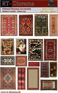 RT DIORAMA 35876 1/35 Printed Accessories: Afghan Carpets