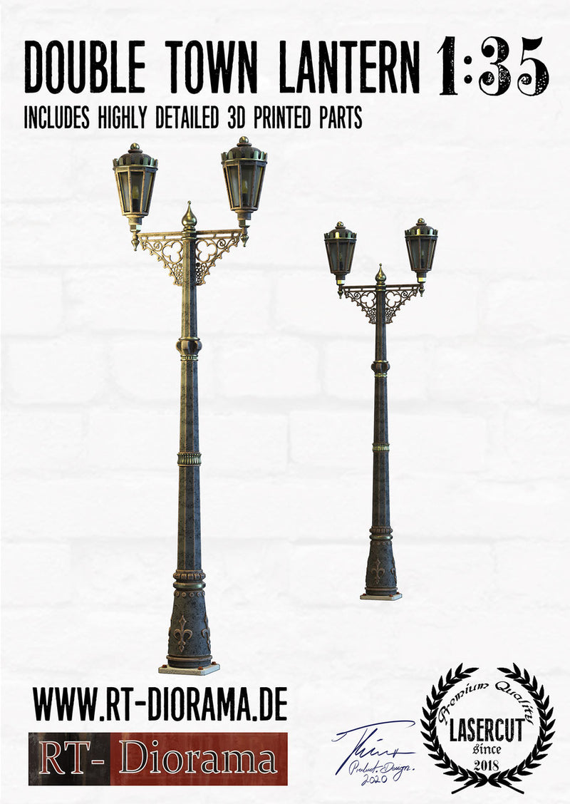 RT DIORAMA 35672 1/35 Double Town Lantern Set (2pcs.)