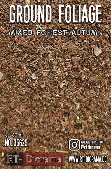 RT DIORAMA 35629 1/35 Ground Foliage: Mixed Forest Autumn