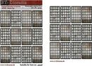 RT DIORAMA 35745 1/35 Printed Accessories: Factory glass windows No.3