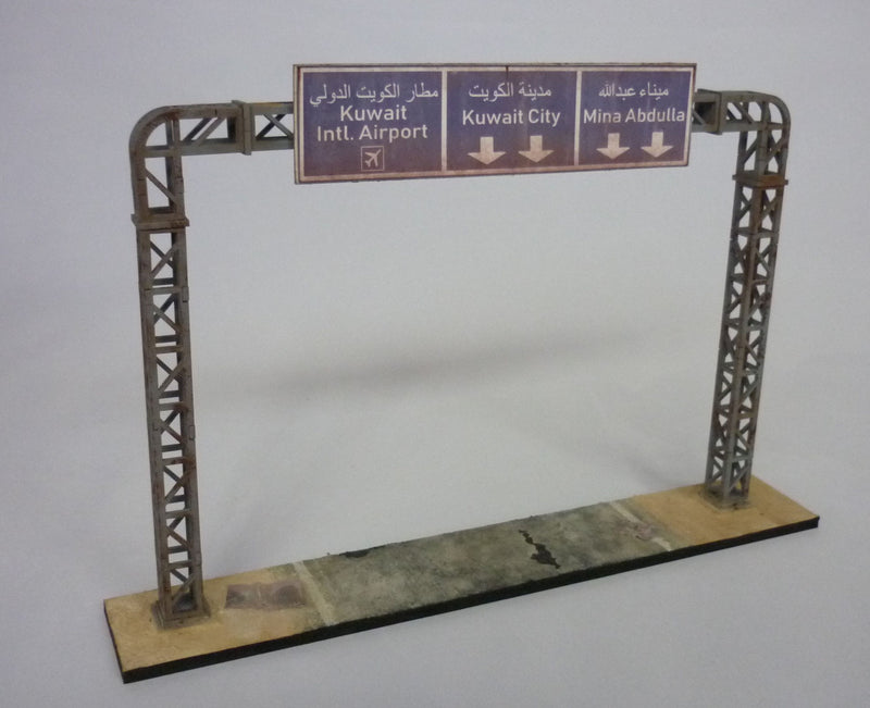 RT DIORAMA 35580 1/35 Highway bridge for signs No.1