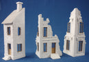 RT DIORAMA 35255 1/35 Corner Buildings - 3 pcs (Upgraded Ceramic Version)