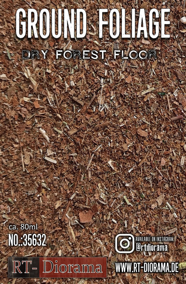 RT DIORAMA 35632 1/35 Ground Foliage: Dry Forest Floor