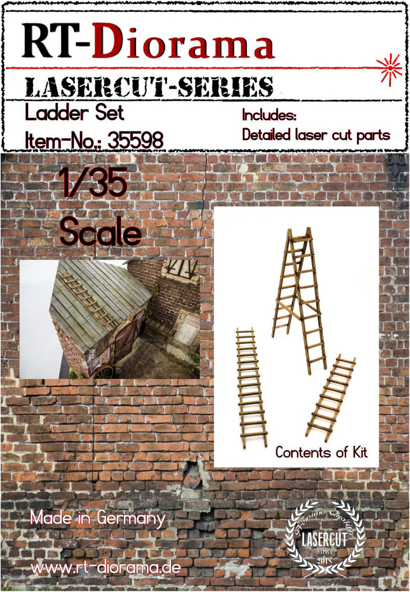RT DIORAMA 35598 1/35 Ladder set (3 pcs.)