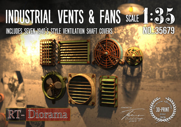 RT DIORAMA 35679 1/35 Vents and Fans
