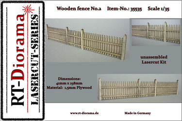 RT DIORAMA 35535 1/35 Wooden fence No.2