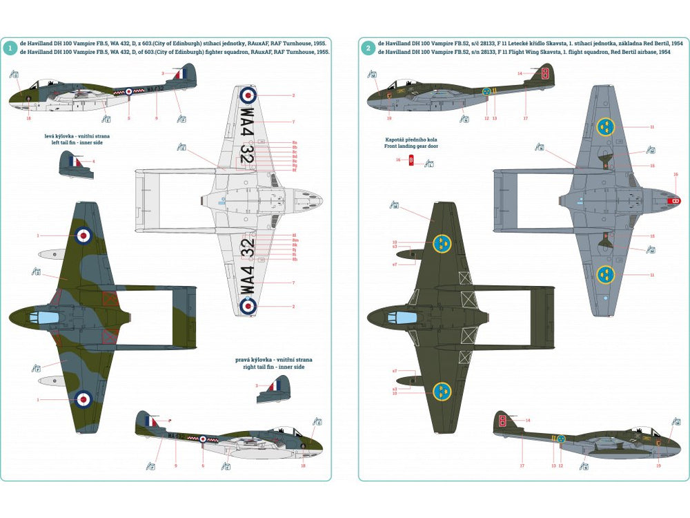 Infinity Models 3204 1/32 DH-100 Vampire Mk 5