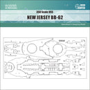 FlyHawk W35095 1/350 USS NEW JERSEY BB-62ÔºàFOR TRUMPETER 80603ÔºâWooden Deck