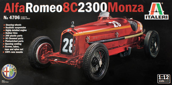 Italeri 4706 1/12 Alfa Romeo 8C 2300 Monza Nuvolari