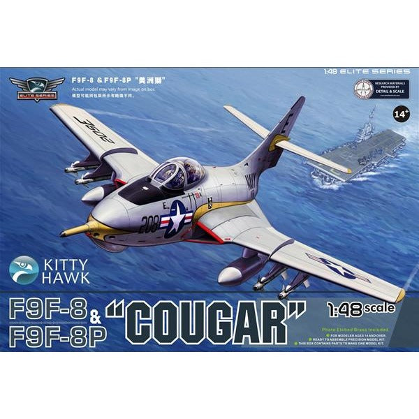 Kitty Hawk 80127  1/48 F9F-8/F9F-8P  COUGAR