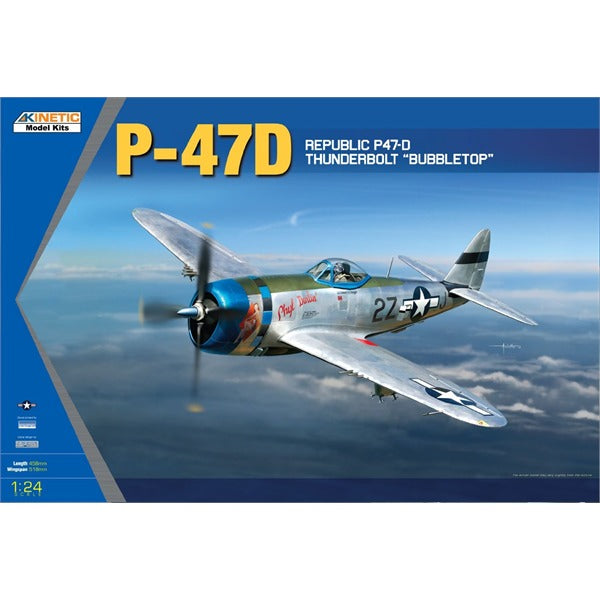 Kinetic 3207 1/24 P-47D Thunderbolt Bubble Top