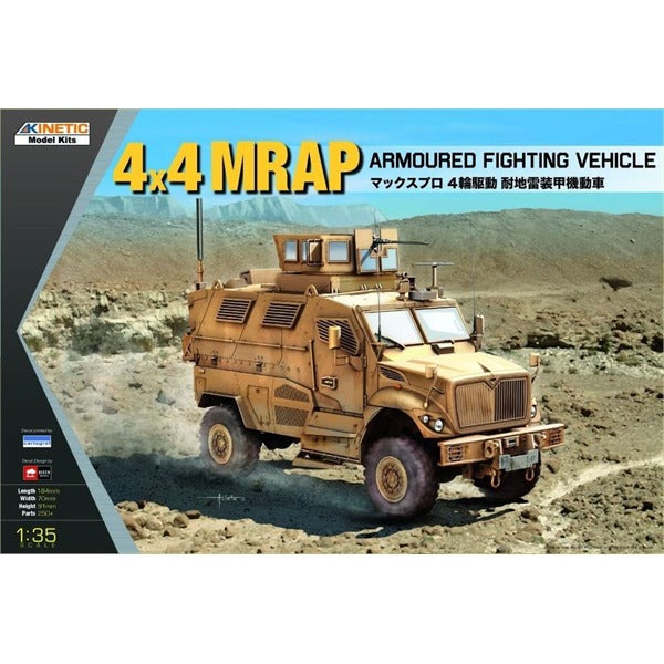 Kinetic 61011 1/35 4x4 MRAP Armored Fighting Vehicle