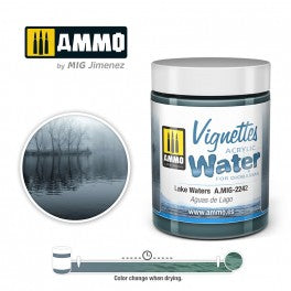 AMMO by Mig 2242 Vignettes Acrylic Water for Dioramas - Lake Waters (100ml)