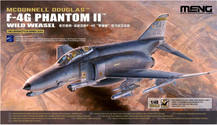 MENG LS015 1/48 McDonnel Douglas F-4G Phantom II Wild Weasel