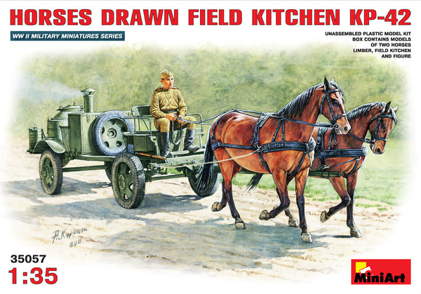 MiniArt 35057 1/35 Horses Drawn Field Kitchen KP-42