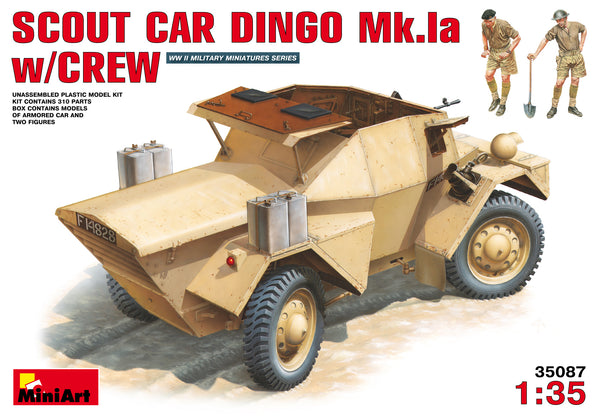 MiniArt 35087 1/35 Scout Car Dingo Mk 1a w/Crew