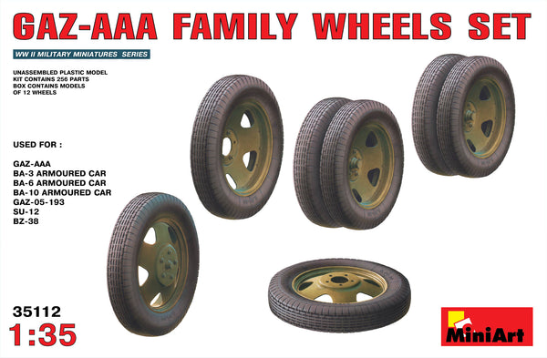 MiniArt 35112 1/35 GAZ-AAA Family Wheels Set