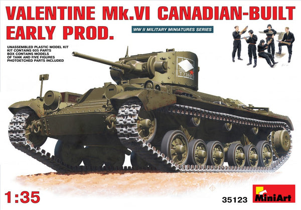 MiniArt 35123 1/35 Valentine Mk6. Canadian Built Early Production