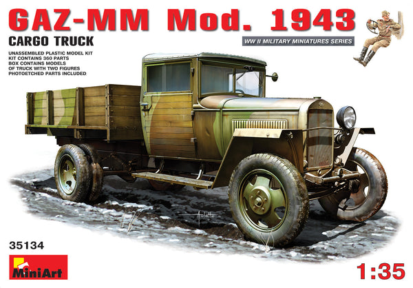 MiniArt 35134 1/35 GAZ-MM. Mod.194 Cargo Truck