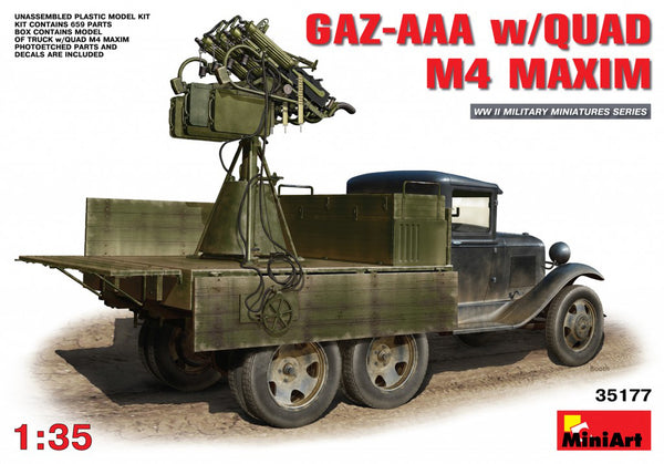 MiniArt 35177 1/35 GAZ-AAA w/Quad M4 Maxim