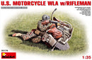 MiniArt 35179 1/35 US Motorcycle WLA with Rifleman