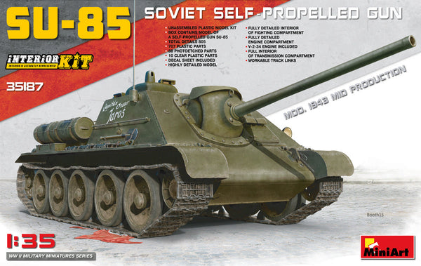 MiniArt 35187 1/35 SU-85 Mod. 1943 (Mid. Production)  w/ Full Interior
