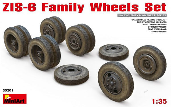 MiniArt 35201 1/35 ZIS-6 Family Wheels Set