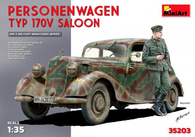 Miniart 35203 1/35 Pesonenwagen Typ 170V Saloon