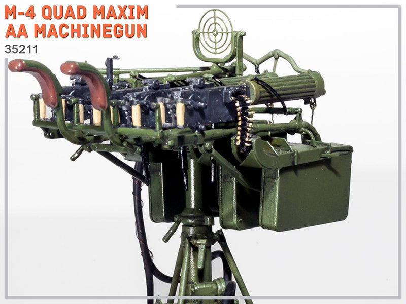 MiniArt 35211 1/35 M-4 Quad Maxim AA Machine Gun