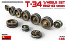 MiniArt 35239 1/35 T-34 Wheels Set 1942-1943 Series