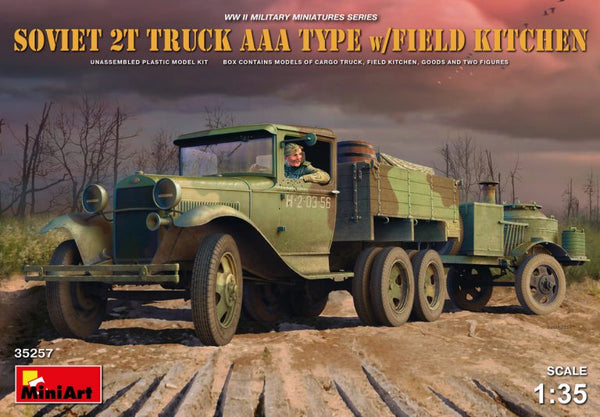 MiniArt 35257 1/35 Soviet 2t Truck AAA Type W/Field Kitchen