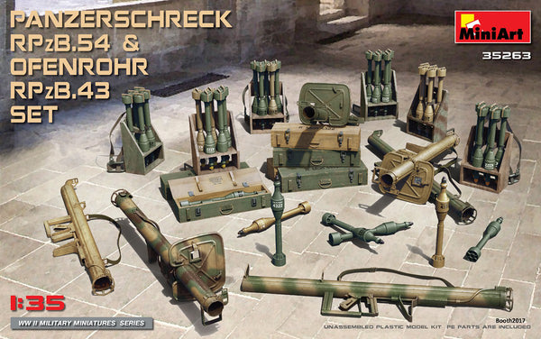 MiniArt 35263 1/35 Panzerschreck RPzB.54 & Ofenrohr RPzB.43 Set