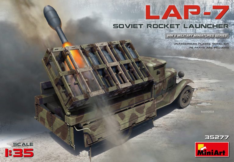 Miniart 35277 1/35 Soviet Rocket Launcher LAP-7