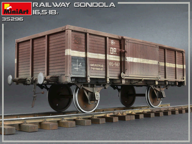 MiniArt 35296 1/35 RAILWAY GONDOLA 16,5-18t