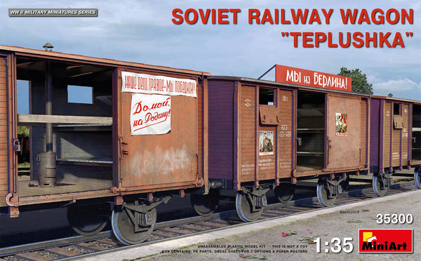 MiniArt 35300 1/35 Sovier Railway Wagon "Teplushka"