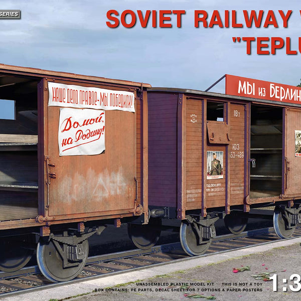 Miniart 1/35 Soviet Railway Wagon 'Teplushka' # 35300