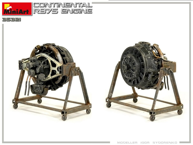 MiniArt 35321 1/35 CONTINENTAL R975 ENGINE