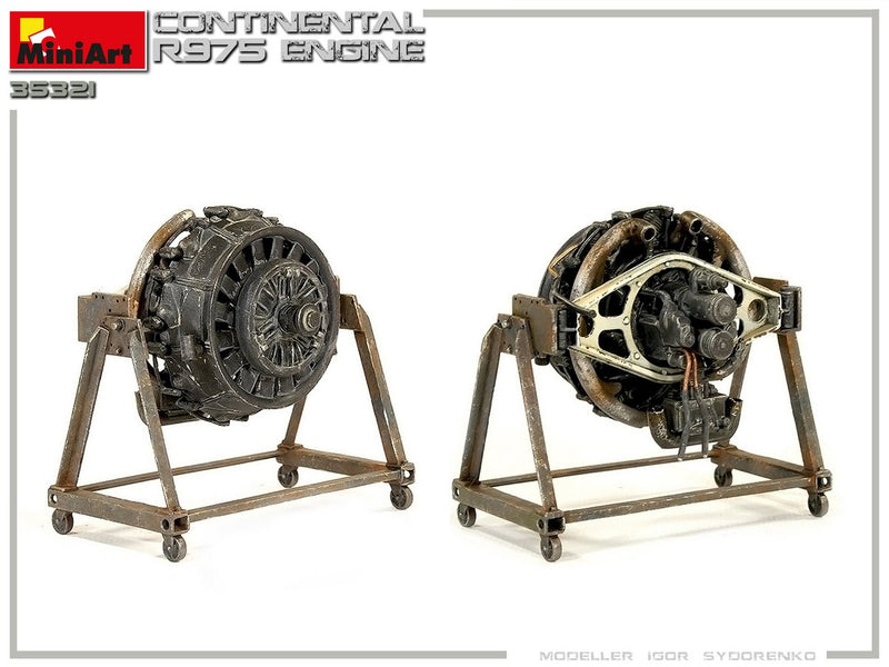 MiniArt 35321 1/35 CONTINENTAL R975 ENGINE