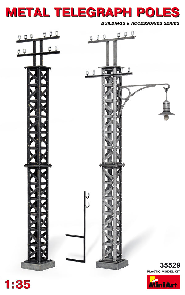 MiniArt 35529 1/35 Metal Telegraph Poles