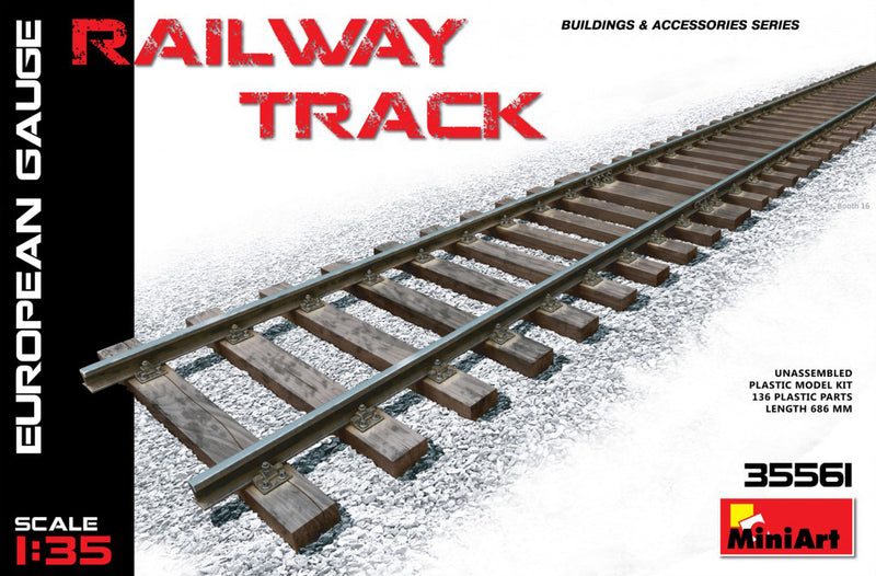 MiniArt 35561 1/35 Railway Track (European Gauge)