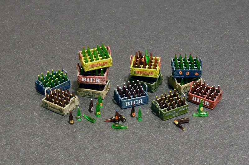 Miniart 35574 1/35 Beer Bottles & Wooden Crates