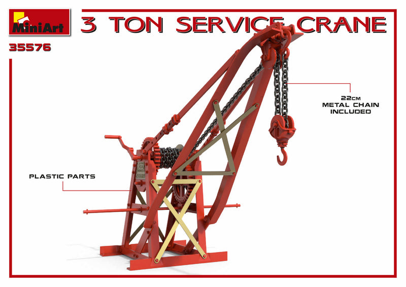 MiniArt 35576 1/35 3 Ton Service Crane